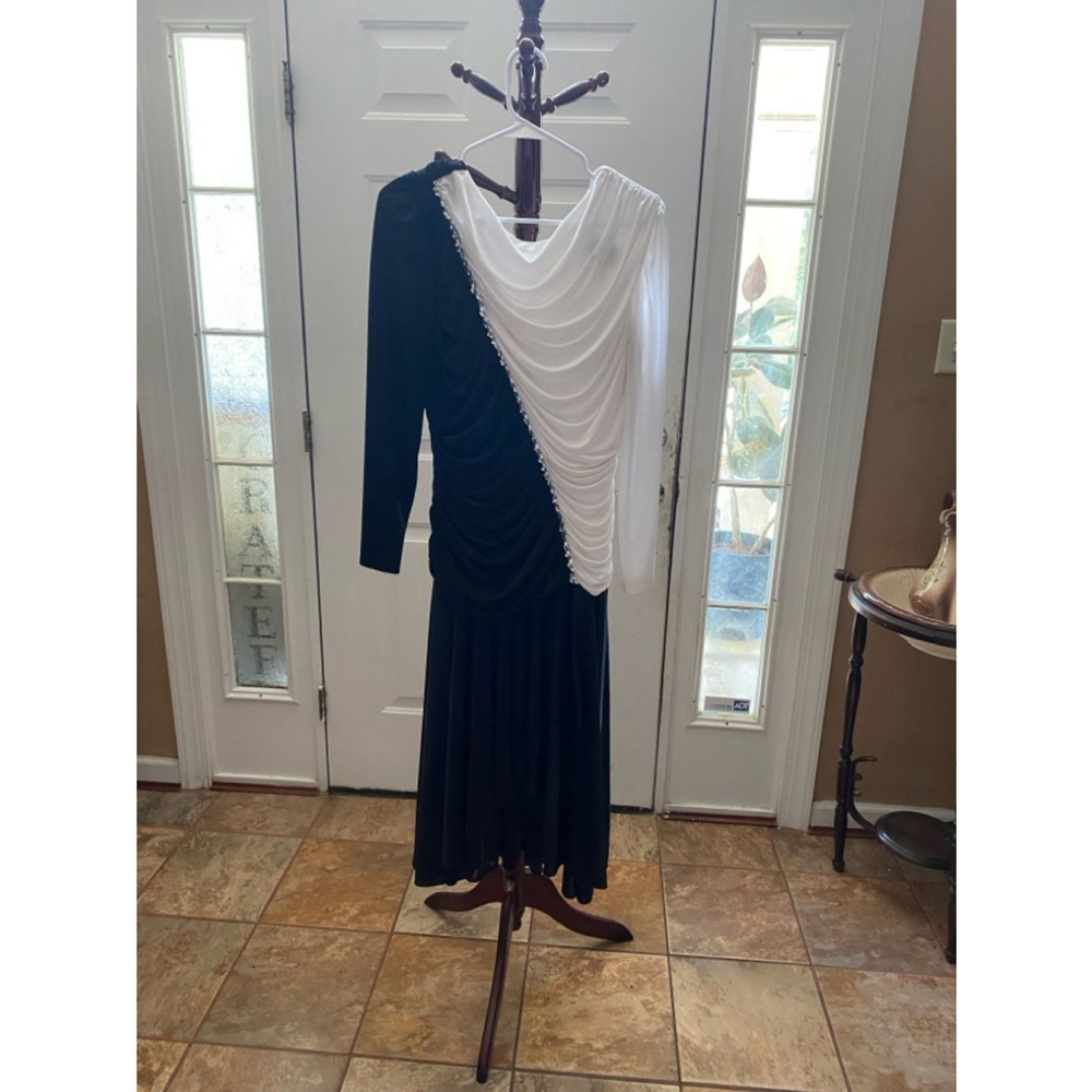 Women's vintage David Rose Black and White Dress Size 12